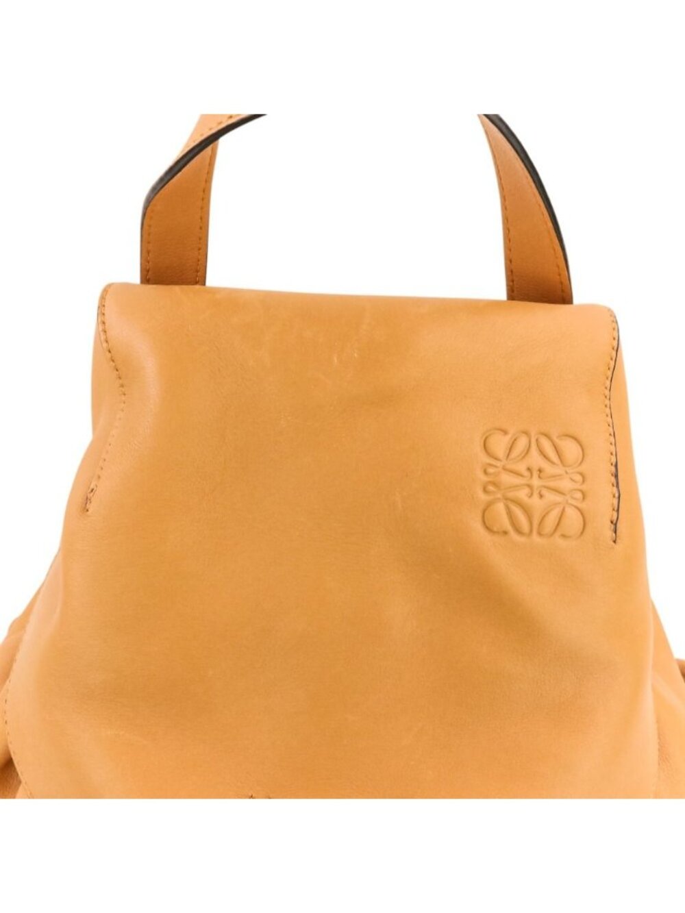 Loewe Drawstring Leather Backpack Camel - Picture 7 of 15